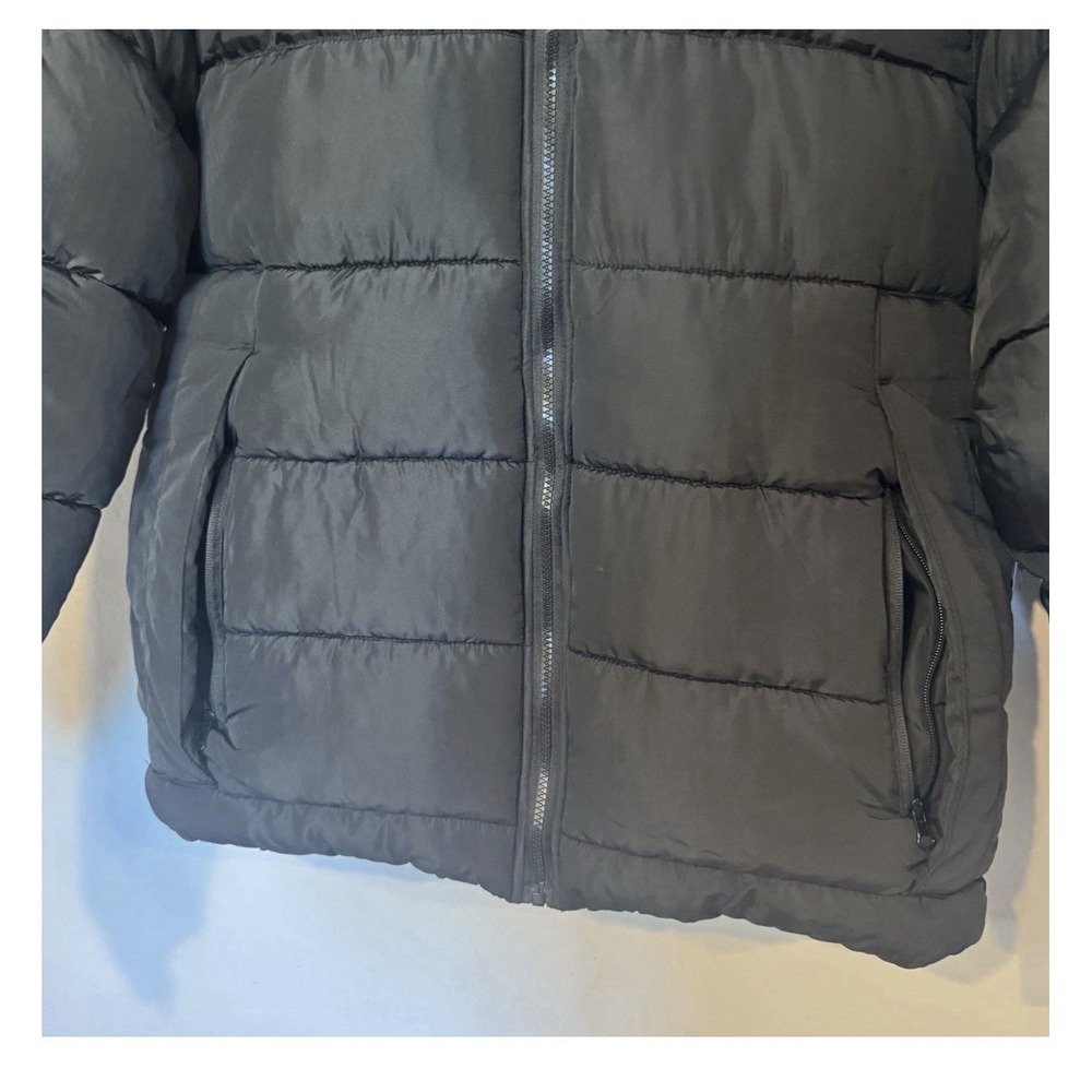 NFL Official Jacket Size Small Black Shield Gear Parka Puffer Winter Coat New